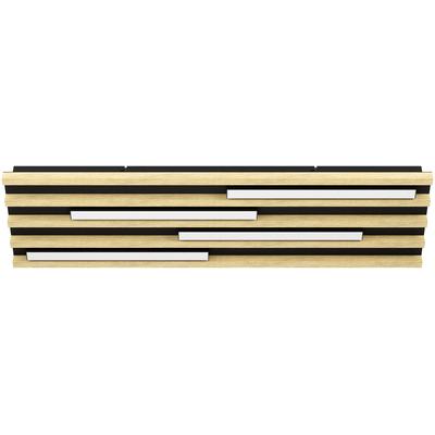 EGLO - Marreira LED Rectangle Ceiling Light - Black - 39899A