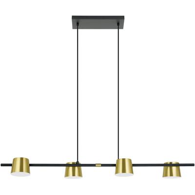 EGLO - Altmira 4-Light Linear Pendant - Black - 39985A