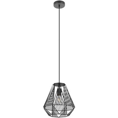 EGLO - Stype 1-Light Pendant - Black - 43692A
