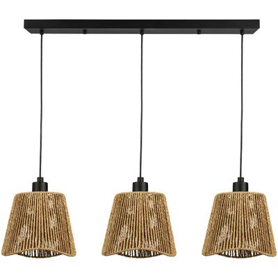 EGLO - Lavister 3-Light Liner Pendant - Black - 44073A