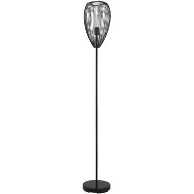 EGLO - Clevedon 1-Light Floor Lamp - Black - 49145A
