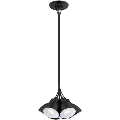 EGLO - Priddy 7-Light Cluster Pendant - Black - 49467A