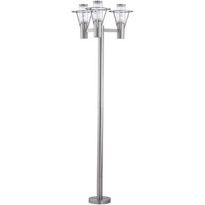 EGLO - Belfast 3-Light Outdoor Lamp - Stainless Steel Shades - 88118A