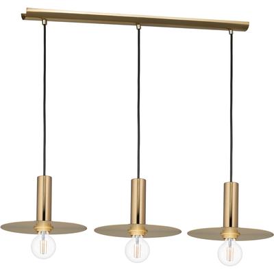 EGLO - Escandell 3-Light Open-Bulb Pendant - Brushed Gold - 900732A
