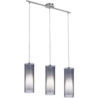 EGLO - Pinto Nero 3-Light Linear Pendant - Matte Nickel - 90305A