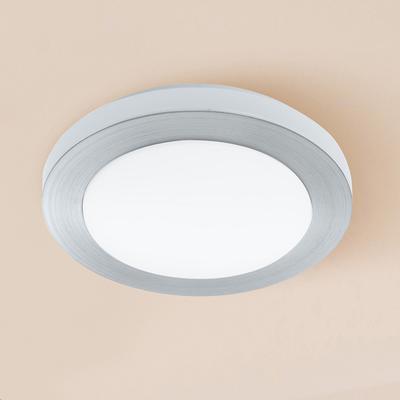 EGLO - LED Carpi 1-Light Integrated LED Ceiling Light - Brushed Aluminum - 93288A