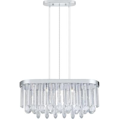EGLO - Calaonda 7-Light Oval Pendant - Chrome - 93424A