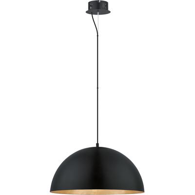 EGLO - Gaetano 1-Light Integrated LED Pendant - Black - 94228A