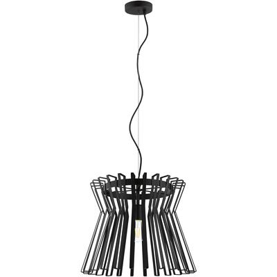 EGLO - Locubin 1-Light Pendant - Black - 98077A