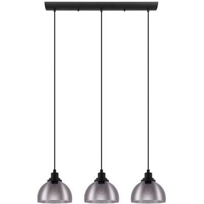 EGLO - Belser 3-Light Linear Pendant - Black - 98384A