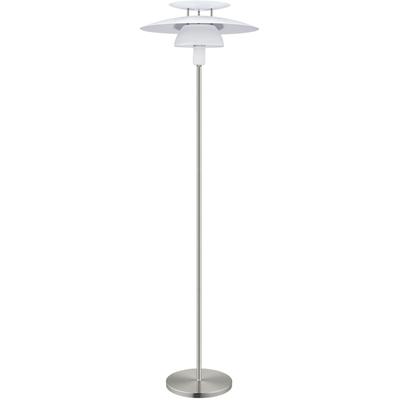 EGLO - Brenda 1-Light Floor Lamp - Satin Nickel - 98389A