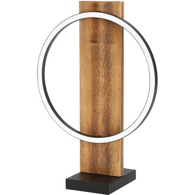 EGLO - Boyal 1-Light Integrated LED Table Lamp - Brushed Pine Wood - 99457A