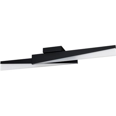 EGLO - Isidro 2-Light Integrated LED Ceiling Light - Black - 99561A