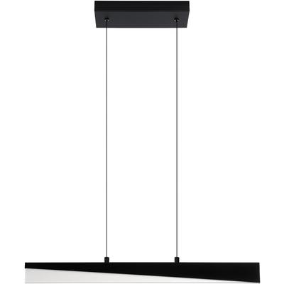 EGLO - Isidro 1-Light Integrated LED Linear Pendant - Black - 99562A