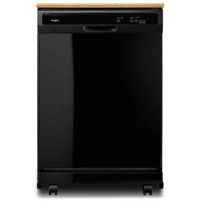 Whirlpool - Heavy-Duty Dishwasher with 1-Hour Wash Cycle - WDP370PAHB