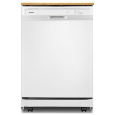 Whirlpool - Heavy-Duty Dishwasher with 1-Hour Wash Cycle - WDP370PAHW