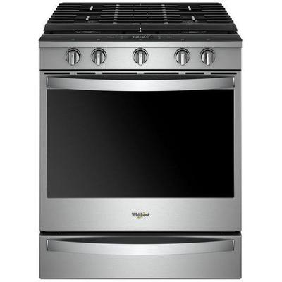 Whirlpool - 5.8 cu. ft. Smart Slide-in Gas Range with EZ-2-Lift™ Hinged Cast-Iron Grates - WEG750H0HZ