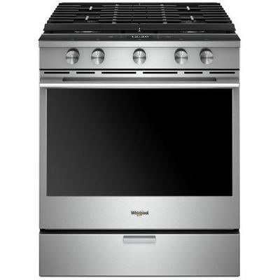 Whirlpool - 5.8 cu. ft. Smart Slide-in Gas Range with EZ-2-Lift Hinged Cast Iron Grates - WEGA25H0HZ