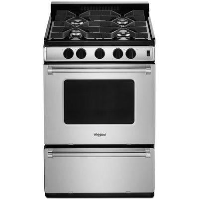 Whirlpool - 24-inch Freestanding Gas Range with Sealed Burners - WFG500M4HS