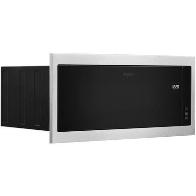 Whirlpool - 1.1 cu. ft. Built-In Microwave with Slim Trim Kit - 14" Height - WMT50011KS