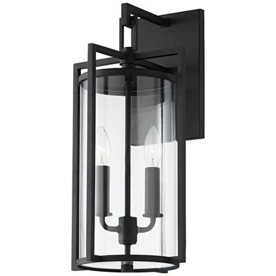 Troy Lighting - Percy 2-Light Medium Exterior Wall Sconce - Textured Black - B1142-TBK