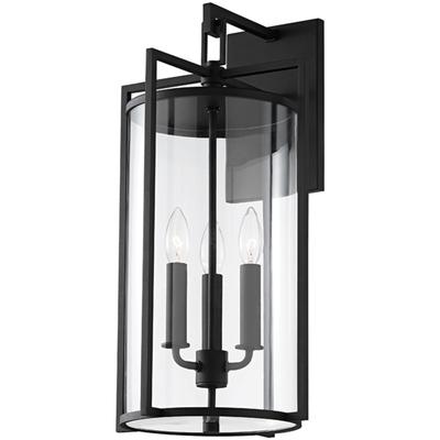 Troy Lighting - Percy 3-Light Large Exterior Wall Sconce - Textured Black - B1143-TBK