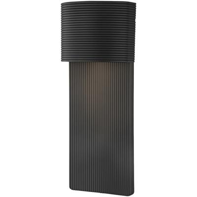 Troy Lighting - Tempe 1-Light Large Exterior Wall Sconce - Soft Black - B1217-SBK