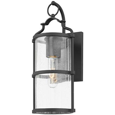 Troy Lighting - Burbank 1-Light Small Exterior Wall Sconce - Textured Black - B1311-TBK