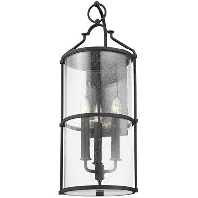 Troy Lighting - Burbank 3-Light Large Exterior Wall Sconce - Textured Black - B1313-TBK