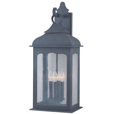 Troy Lighting - Henry Street 4-Light Large Outdoor Wall Lantern - B2013-TBZ