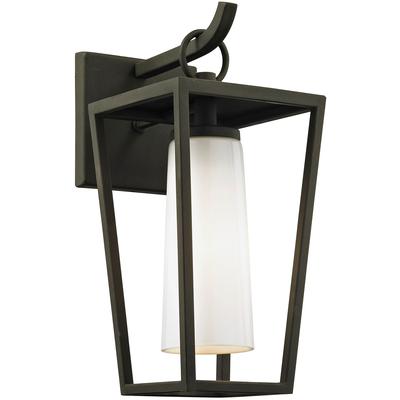 Troy Lighting - Mission Beach 1-Light Outdoor Wall Lantern - B6351-TBK