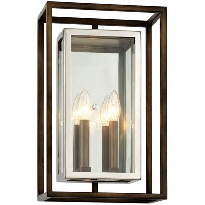 Troy Lighting - Morgan 2-Light Outdoor Wall Light - B6513-BRZ/SS