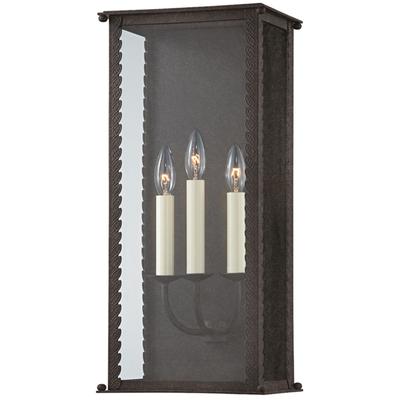 Troy Lighting - Zuma 3-Light Large Exterior Wall Sconce - French Iron - B6713-FRN
