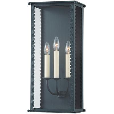 Troy Lighting - Zuma 3-Light Large Exterior Wall Sconce - Verdigris - B6713-VER