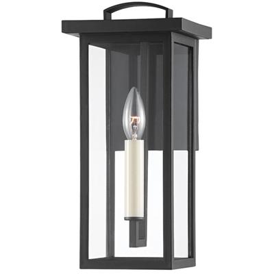 Troy Lighting - Eden 1-Light Small Exterior Wall Sconce - Textured Black - B7521-TBK
