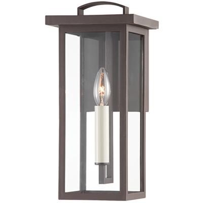 Troy Lighting - Eden 1-Light Small Exterior Wall Sconce - Textured Bronze - B7521-TBZ