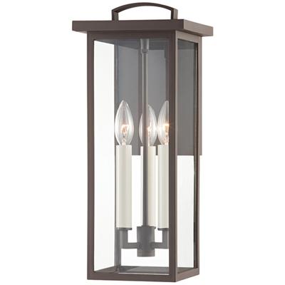Troy Lighting - Eden 3-Light Medium Exterior Wall Sconce - Textured Bronze - B7522-TBZ