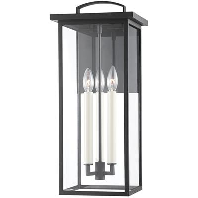 Troy Lighting - Eden 3-Light Large Exterior Wall Sconce - Textured Black - B7523-TBK