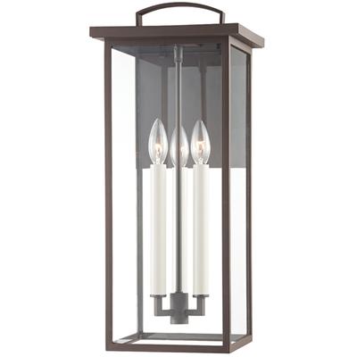 Troy Lighting - Eden 3-Light Large Exterior Wall Sconce - Textured Bronze - B7523-TBZ