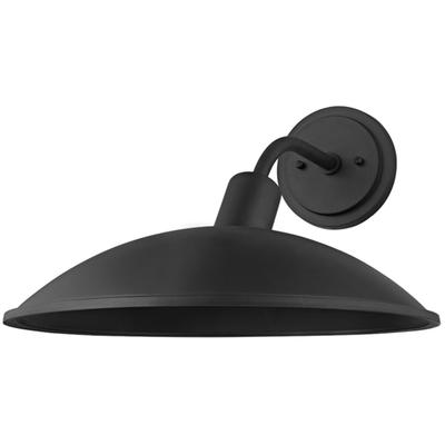 Troy Lighting - Otis 1-Light Large Exterior Wall Sconce - Textured Black - B8816-TBK