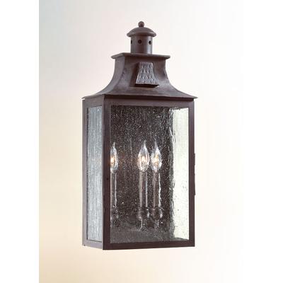 Troy Lighting - Newton 3-Light Large Outdoor Wall Pocket Lantern - B9009-SFB