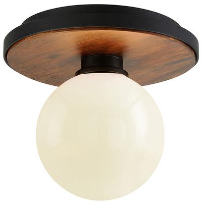 Troy Lighting - Cadet 1-Light Flush Mount - C7640-SBK