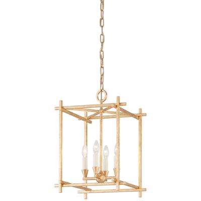 Troy Lighting - Huck 4-Light Medium Lantern - Vintage Gold Leaf - F1095-VGL