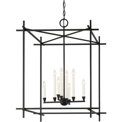 Troy Lighting - Huck 8-Light Lantern - Black Iron - F1099-BI