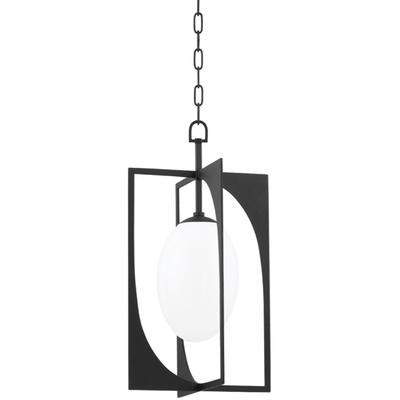 Troy Lighting - Enzo 1-Light Small Lantern - Black Iron - F1213-BI