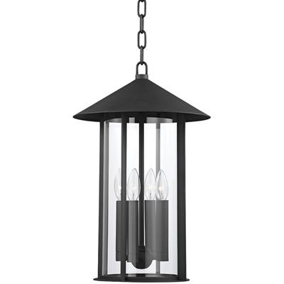 Troy Lighting - Long Beach 4-Light Exterior Lantern - Textured Black - F1913-TBK