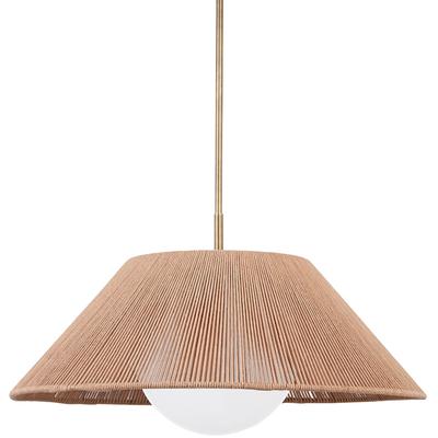 Troy Lighting - Lisbon 1-Light Large Pendant - F3329-PBR