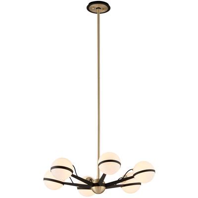 Troy Lighting - Ace 6-Light Small Chandelier - F5303-TBZ/BBA