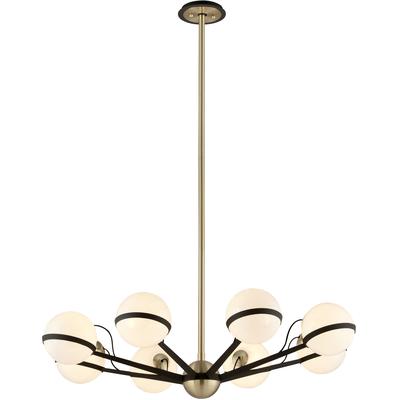 Troy Lighting - Ace 8-Light Medium Chandelier - F5304-TBZ/BBA