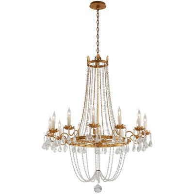 Troy Lighting - Viola 12-Light Large Chandelier - F5367-VGL